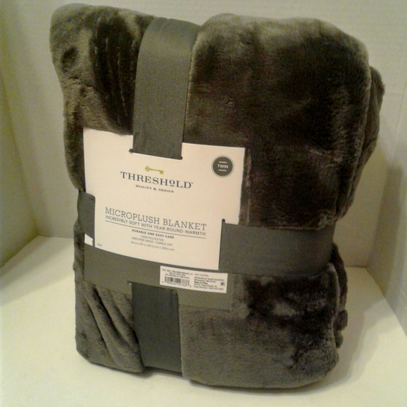 Threshold Other - threshold microplush twin size blanket